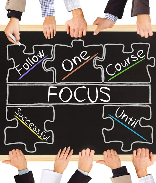 Focus concept woorden — Stockfoto