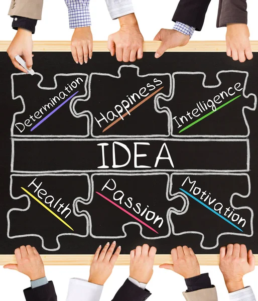 IDEA palabras conceptuales — Foto de Stock