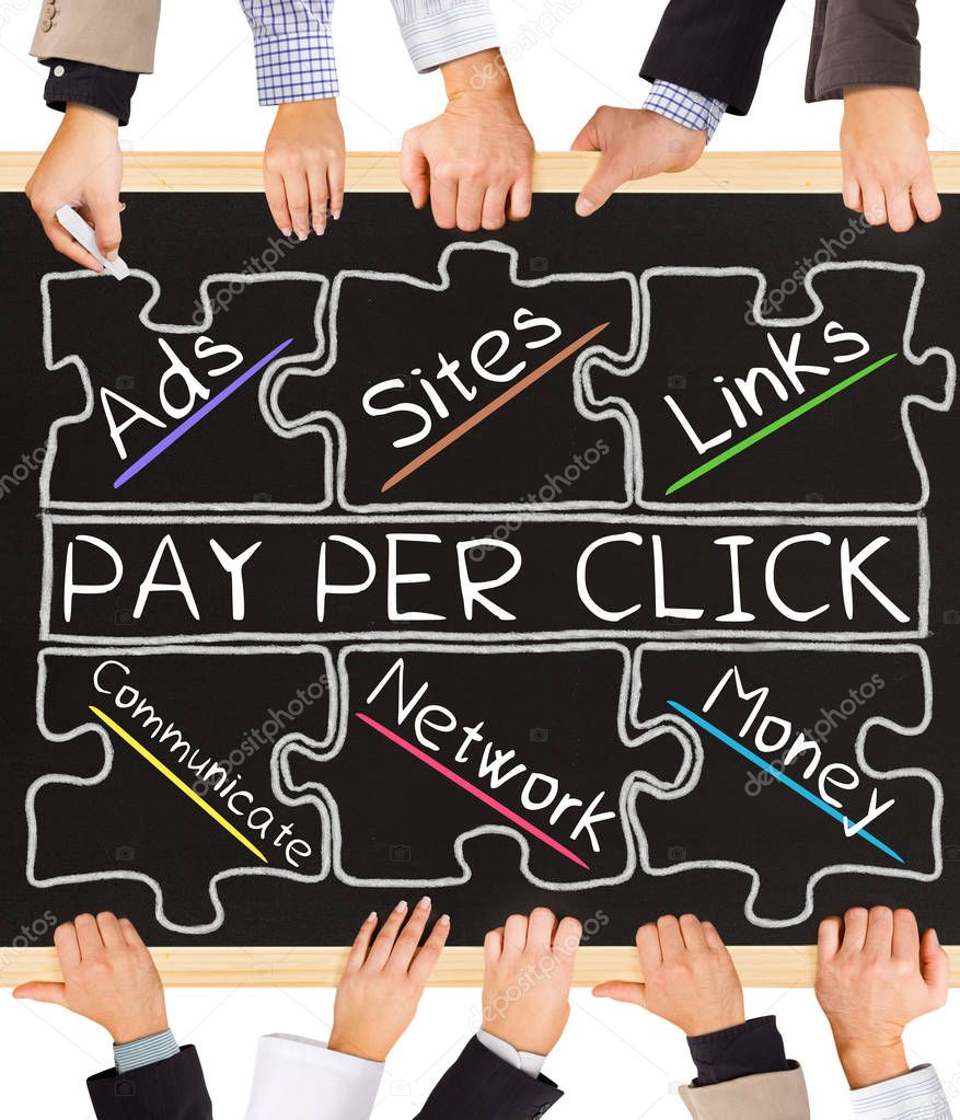 PAY PER CLICK concept words