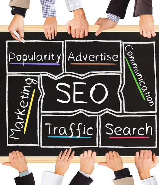 Palabras de concepto SEO — Foto de Stock