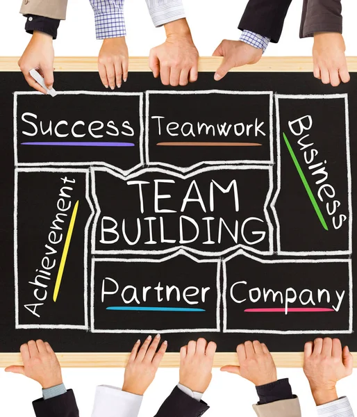 Team Building concept woorden — Stockfoto