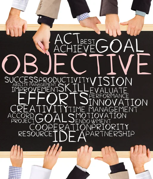 OBJECTIVE concept words — Stock Photo, Image