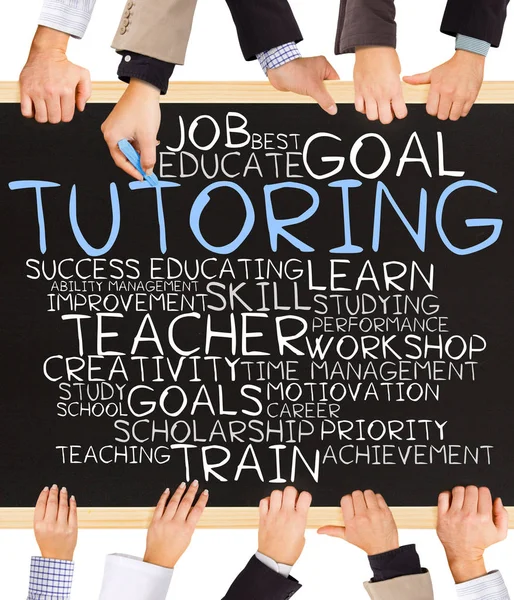 Palavras-conceito TUTORING — Fotografia de Stock