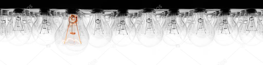 Light Bulbs Concept