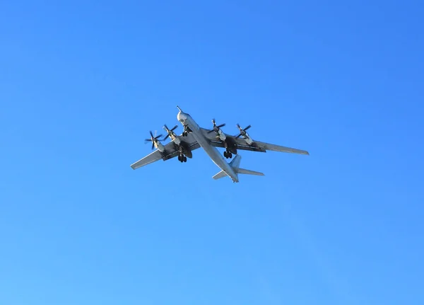 Russian bomber Tu95 Bear — Stock Photo, Image