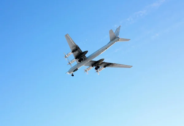 Russian bomber Tu95 Bear — Stock Photo, Image