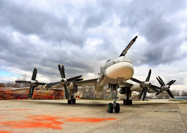 Rus bombardıman uçağı Tu 95 ayı — Stok fotoğraf