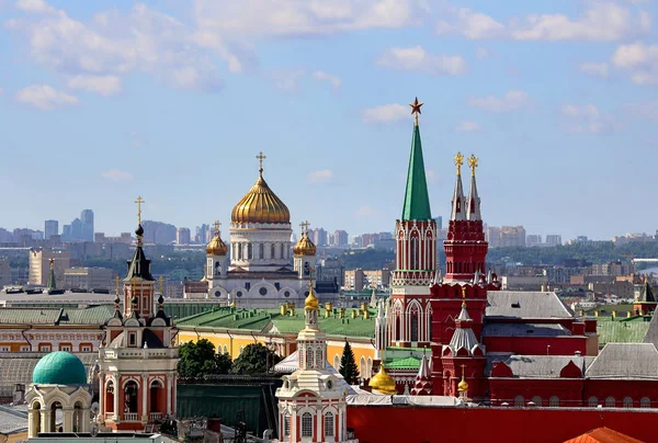 Top view of the center of Moscow — Stock Photo, Image