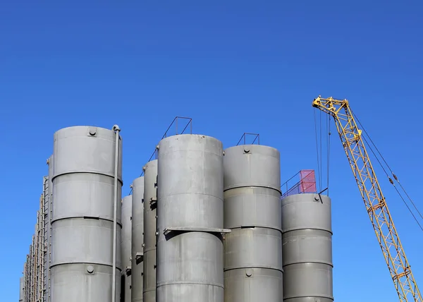 Materiali da costruzione in cemento — Foto Stock