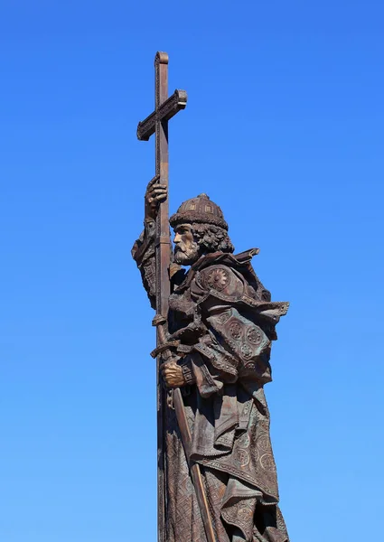 Monument to the Holy Equal-to-the-Apostles Prince Vladimir in Mo — Stock Photo, Image