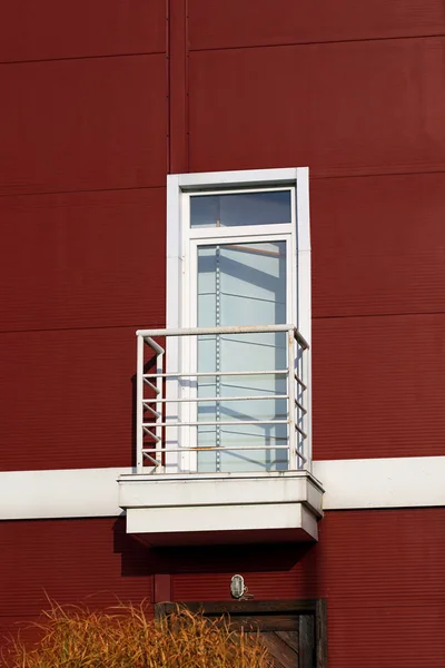 Buildings wall with balcony — Stock Photo, Image