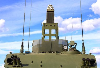 Hava savunma taktik birimi planlamak için modülün anteni 