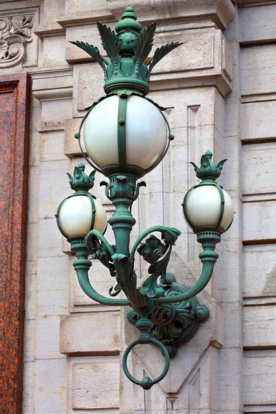 Starý čas pouliční lampa — Stock fotografie