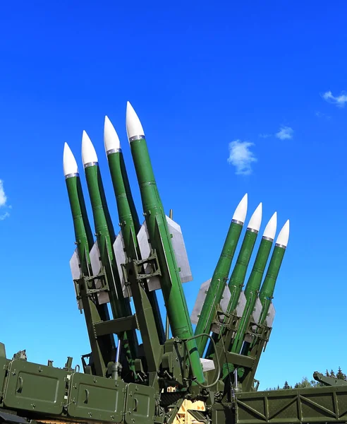 Soviet anti-aircraft missiles — Stock Photo, Image