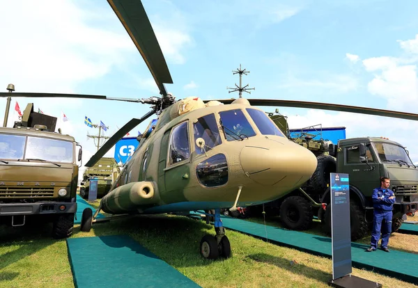 Moskevský Kraj Srpna Vrtulníkový Komplex Elektronického Potlačení Mtpr1 Mezinárodní Letecké — Stock fotografie