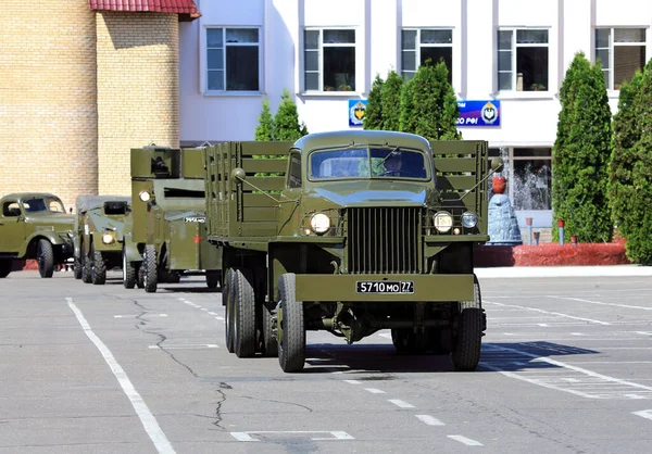 Regione Mosca Russia Luglio Camion Militare Argo Del Vecchio Modello — Foto Stock