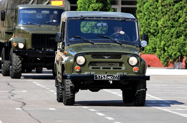 Region Moskau Russland Juli Armee Personenwagen Mit Erhöhter Durchlässigkeit Auf — Stockfoto