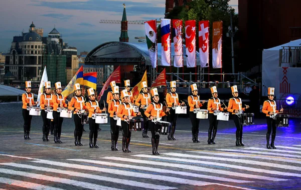 Moscow Russia August Muziek Dansensemble Van Armeniaat Het Internationaal Militair — Stockfoto