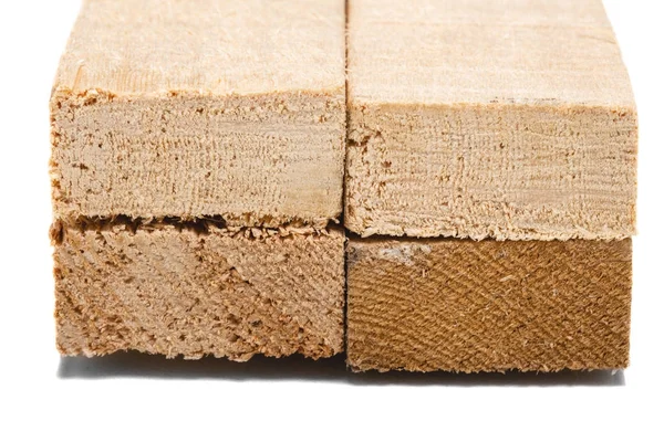 Cztery drewniane belki — Zdjęcie stockowe