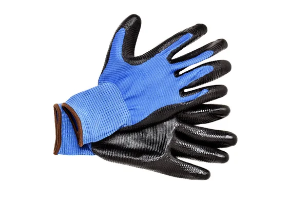 Blue protective gloves — Stock Photo, Image