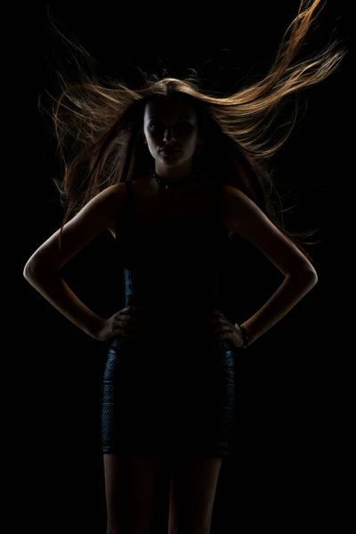 Gothic girl portrait — Stock Photo, Image