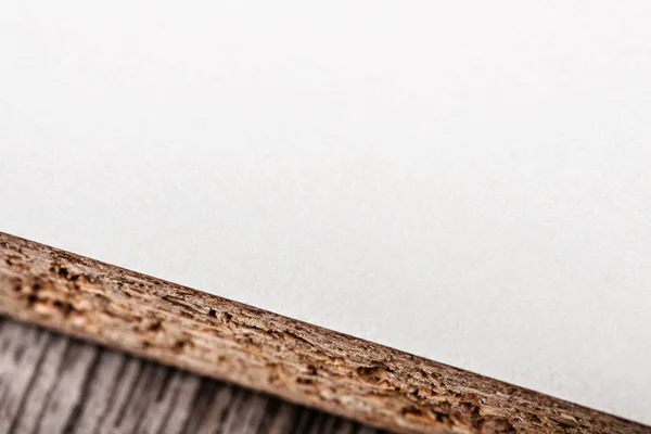 Gerade geschnittene Holzbretter — Stockfoto