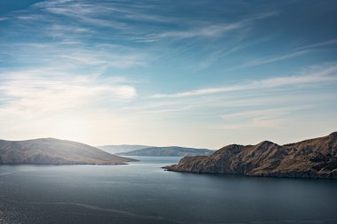 Dramatik deniz manzarası görünümü