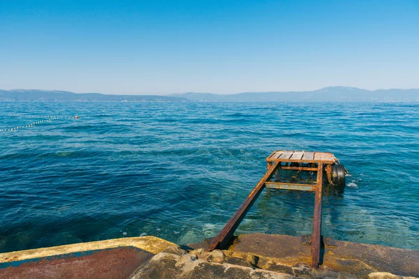 海の空岸壁 — ストック写真