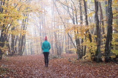  kadın izlerken orman sahne