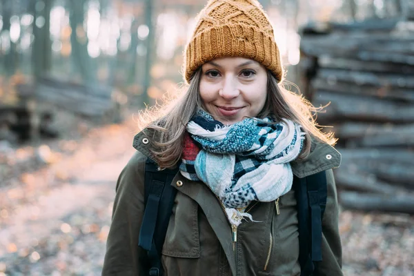 Cappello donna in maglia — Foto Stock