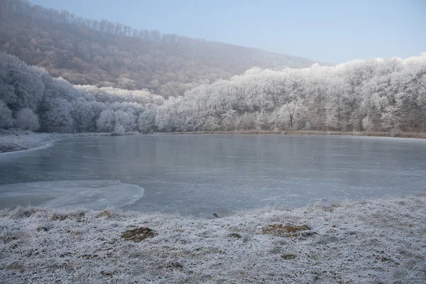 Paisaje invierno blanco — Foto de Stock