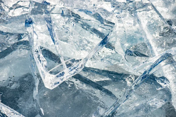 Doğal buz, buz parçası. — Stok fotoğraf