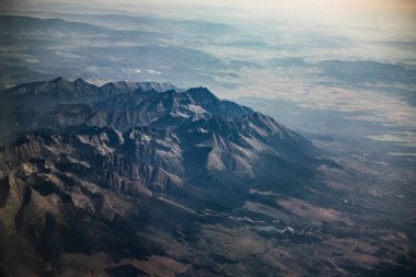 Yüksek dağ hava görünümünü. Yüksek Tatras, Slovakya