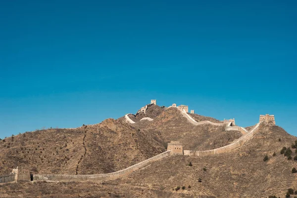 La Gran Muralla de China, paisaje. Famoso lugar en Asia . —  Fotos de Stock