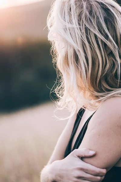 Gros plan de Beaux cheveux — Photo