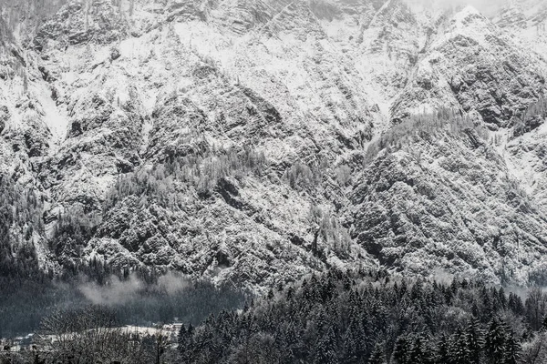 Winter Scenery Solitude Concept Amazing Mountains Winter Landscape — Stock Photo, Image