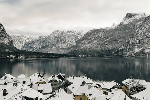 Luftaufnahme Von Hallstatt Österreich — Stockfoto