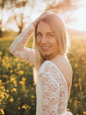 Doğada güzel bir gelin