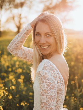 Doğada güzel bir gelin