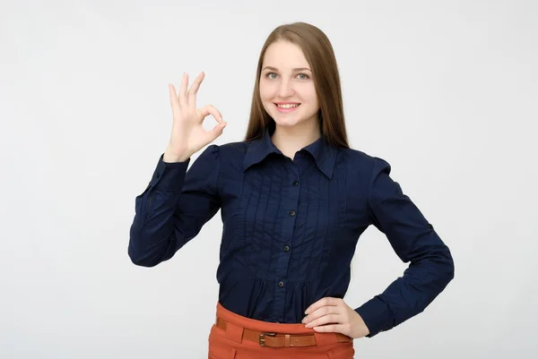 Retrato de mujer hermosa — Foto de Stock