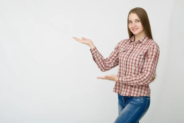 Retrato de mulher bonita — Fotografia de Stock