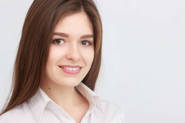 Güzel iş kadını.