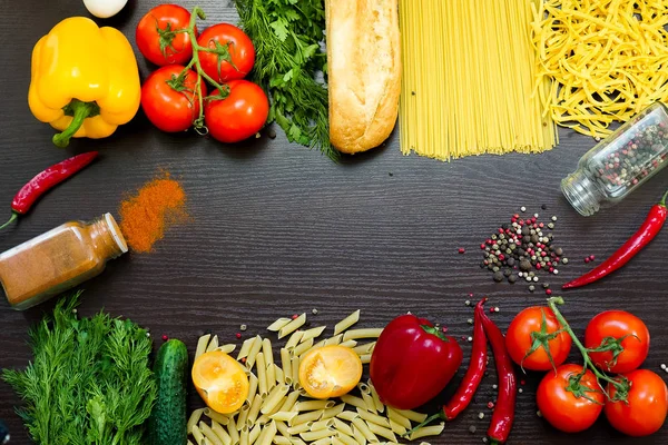 Comida vegetariana, concepto de salud o cocina . — Foto de Stock