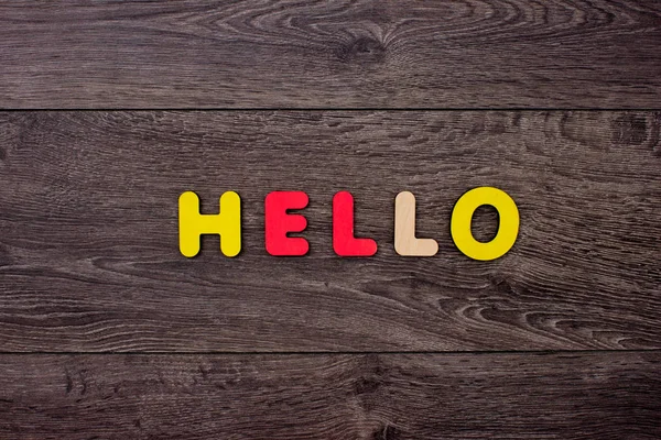 Word Merhaba ahşap Mektuplar dan 