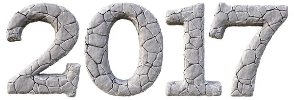Novo 2017 de pedras — Fotografia de Stock