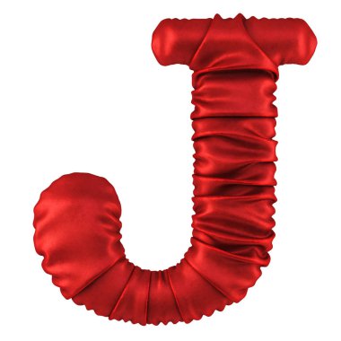 kırmızı kumaş mektup