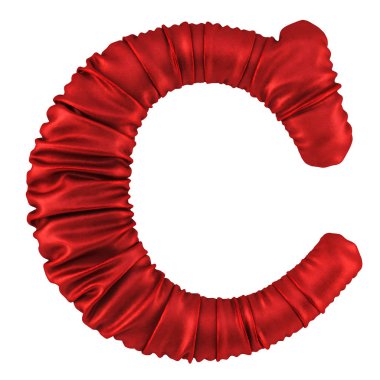 kırmızı kumaş mektup