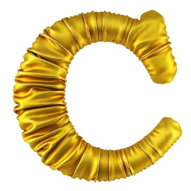 Altın kumaş mektup