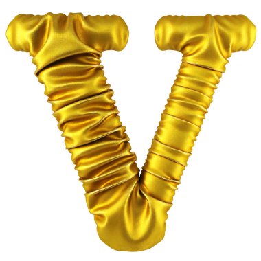 Altın kumaş mektup