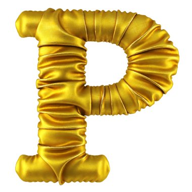 Altın kumaş mektup